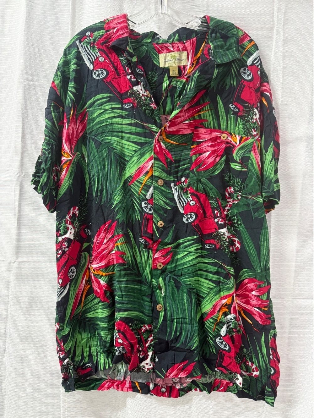 Island Shores XL Rayon Tropical Print Shirt